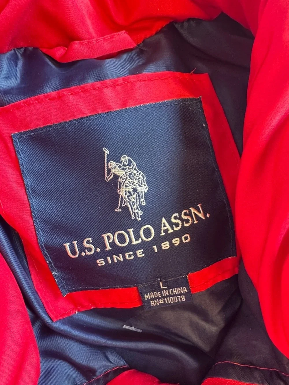 Polo by Ralph Lauren Red Quilted Puffer Vest 0410